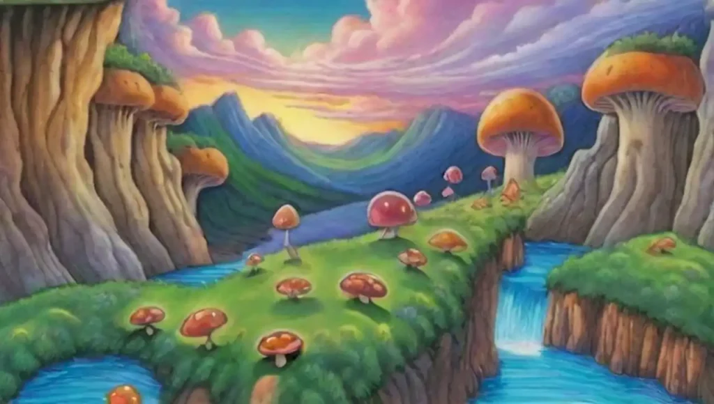 Un paisaje de ensueño con lemmings