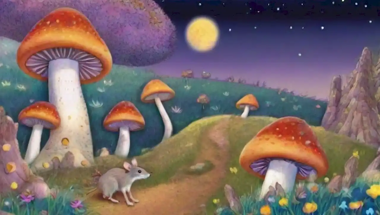 Un mundo fantástico de montañas de queso, bosques de hongos y paisajes oníricos.